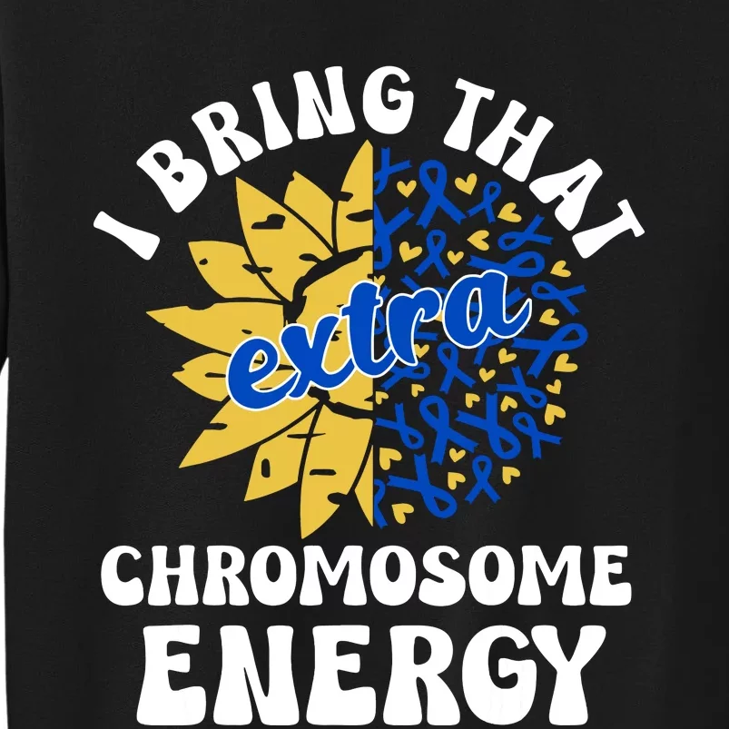 Down Syndrome Awareness For Girl Trisomy 21 Flower Sweatshirt