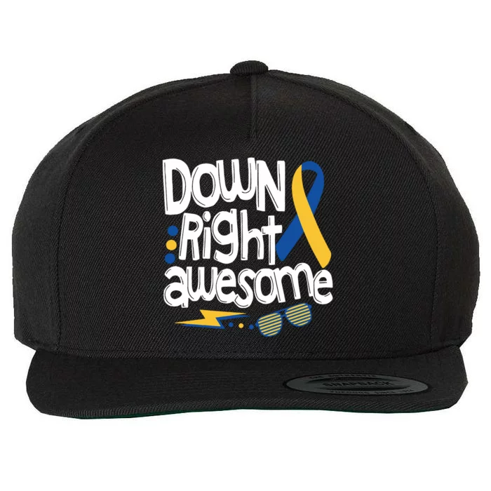 Down Syndrome Awareness 321 Sped Teacher Wool Snapback Cap