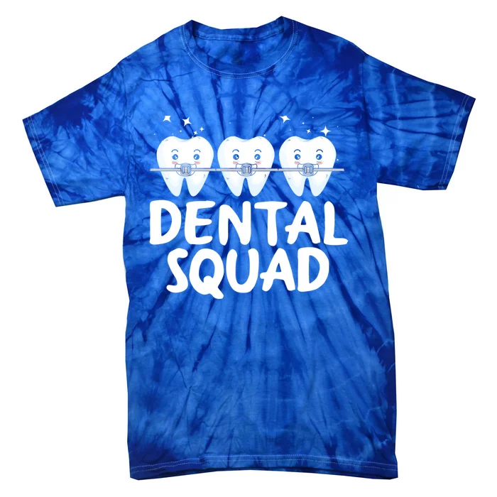 Dental Squad Assistant Dentist Hygienist Dentistry Student Gift Tie-Dye T-Shirt