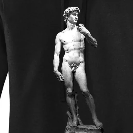 David Statue By Michelangelo Women's Pullover Hoodie