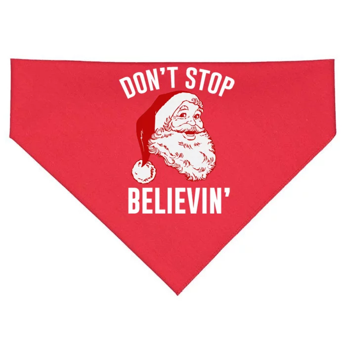 Don't Stop Believing USA-Made Doggie Bandana