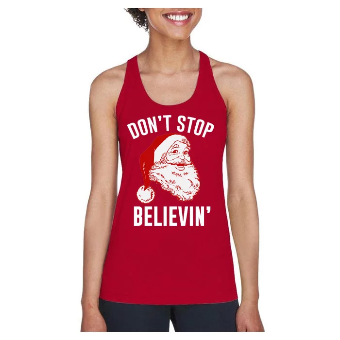 Don't Stop Believing Women's Racerback Tank