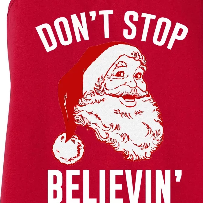 Don't Stop Believing Women's Racerback Tank