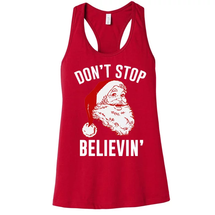 Don't Stop Believing Women's Racerback Tank