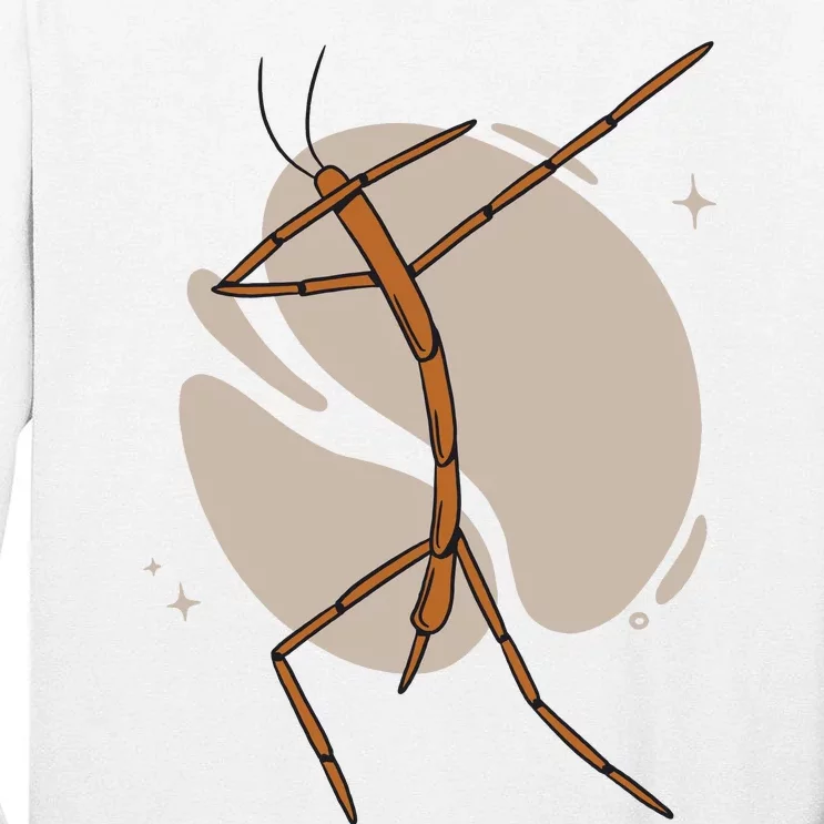 Dabbing Stick Bug Tall Long Sleeve T-Shirt