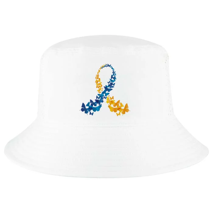 Down Syndrome Butterfly Awareness Cool Comfort Performance Bucket Hat