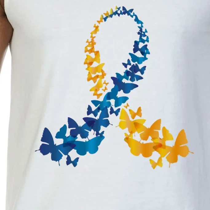 Down Syndrome Butterfly Awareness Comfort Colors® Tank Top