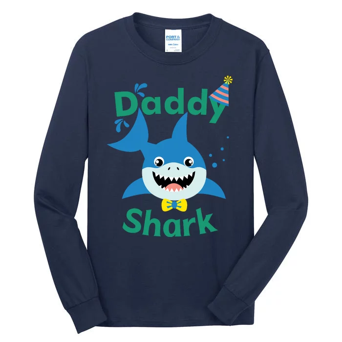 Daddy Shark Birthday Party Matching Family Tall Long Sleeve T-Shirt