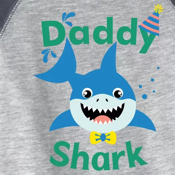 Daddy Shark Birthday Party Matching Family Toddler Fine Jersey T-Shirt