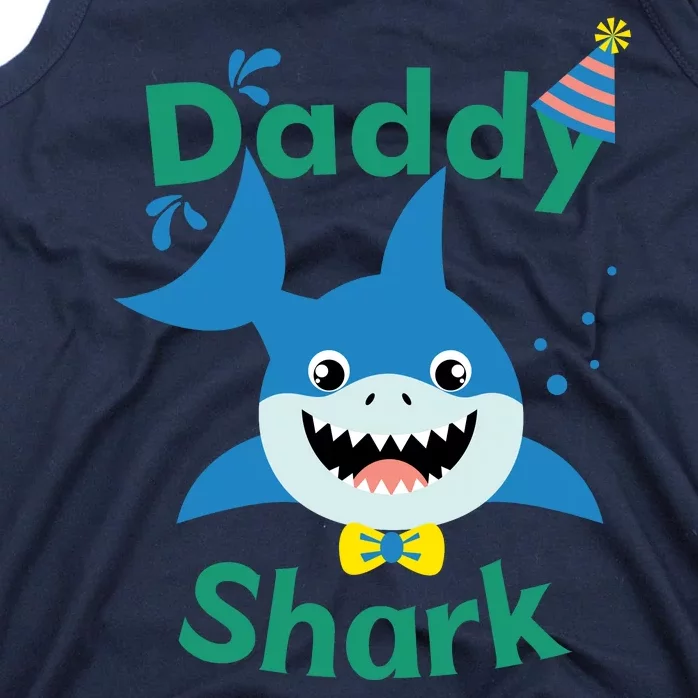 Daddy Shark Birthday Party Matching Family Tank Top