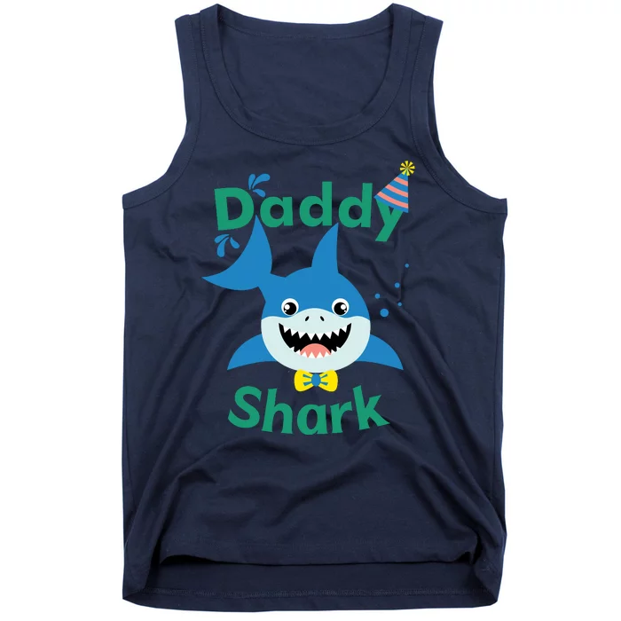 Daddy Shark Birthday Party Matching Family Tank Top