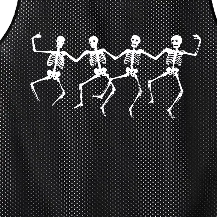 Dancing Skeletons Bones Mesh Reversible Basketball Jersey Tank