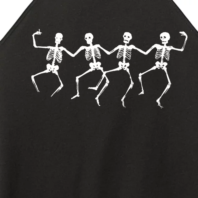 Dancing Skeletons Bones Women’s Perfect Tri Rocker Tank