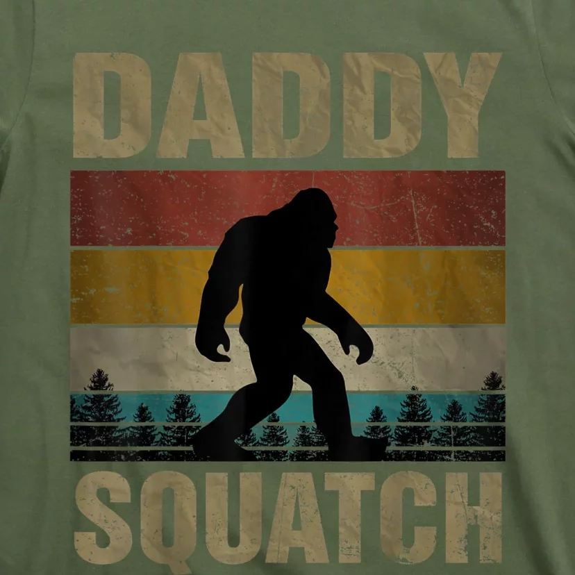 Daddy Squatch Bigfoot Dad Sasquatch Yeti Family Matching T-Shirt