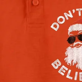 Don't Stop Believin' Cool Shades Santa Dry Zone Grid Performance Polo