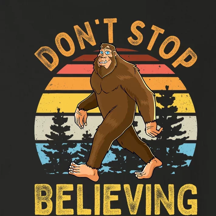 Dont Stop Believing Funny BigFoot Men Women Kids Toddler Long Sleeve Shirt