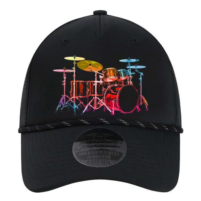 Drum Set (Bold Digital Colors) Performance The Dyno Cap