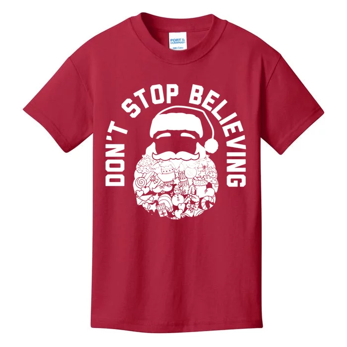 DonT Stop Believing Santa Kids T-Shirt