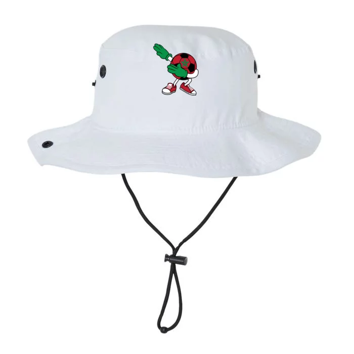 Dabbing Soccer Ball Morocco Gift Moroccan Football Soccer Cute Gift Legacy Cool Fit Booney Bucket Hat