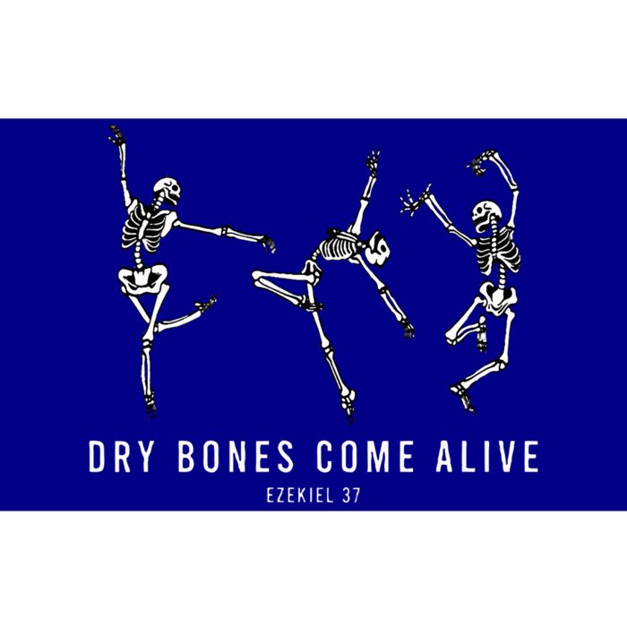 Dancing Skeleton Bible Verse Dry Bones Come Alive Christian Bumper Sticker