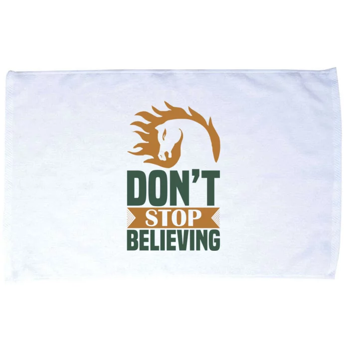 Don't Stop Believing Microfiber Hand Towel