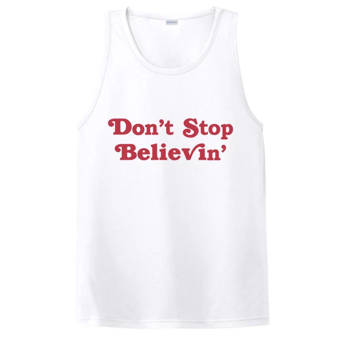 Don’T Stop Believin’ Det Performance Tank