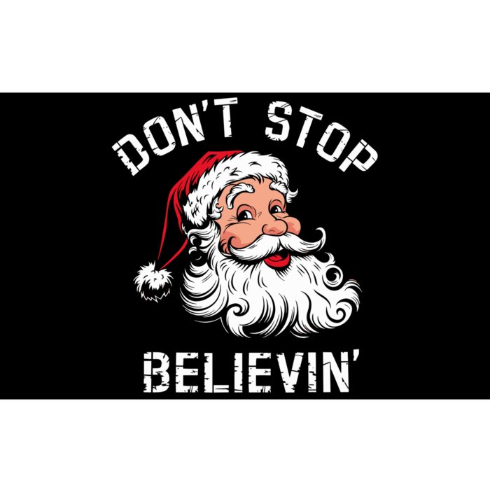 DonT Stop Believing Christmas Vintage Santa Funny Xmas Bumper Sticker