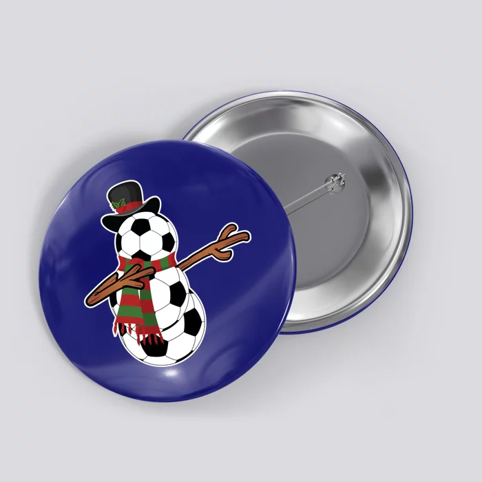 Dabbing Soccer Ball Snow Funny Christmas Pajamas Great Gift Button