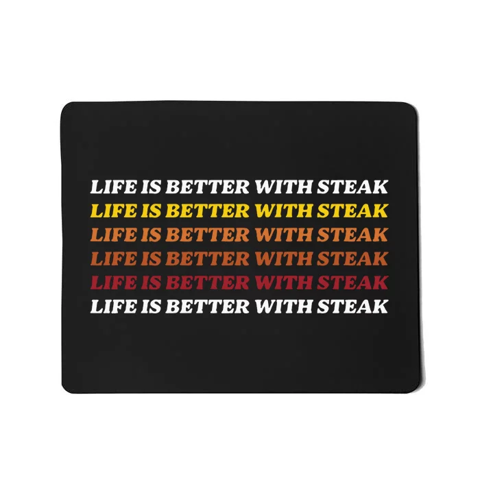 Dr Shawn Baker Wearing Life Is Better With Steak Mousepad