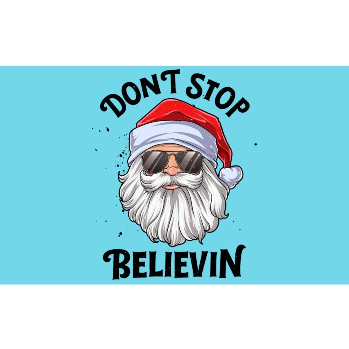 Don't Stop Believin Santa Christmas Boys Girls Funny Xmas Gift Bumper Sticker