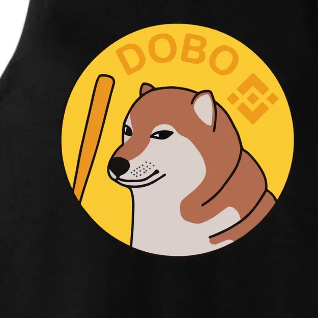 Dogebonk Solona Bonk Coin Logo Ladies Tri-Blend Wicking Tank