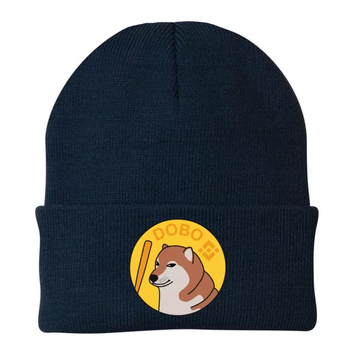 Dogebonk Solona Bonk Coin Logo Knit Cap Winter Beanie