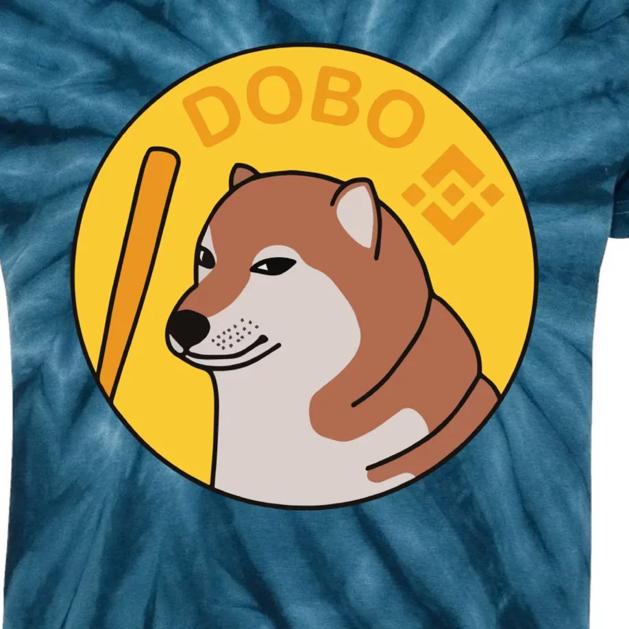 Dogebonk Solona Bonk Coin Logo Kids Tie-Dye T-Shirt