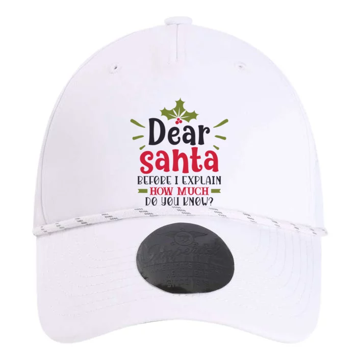 Dear Santa Before I Explain Performance The Dyno Cap