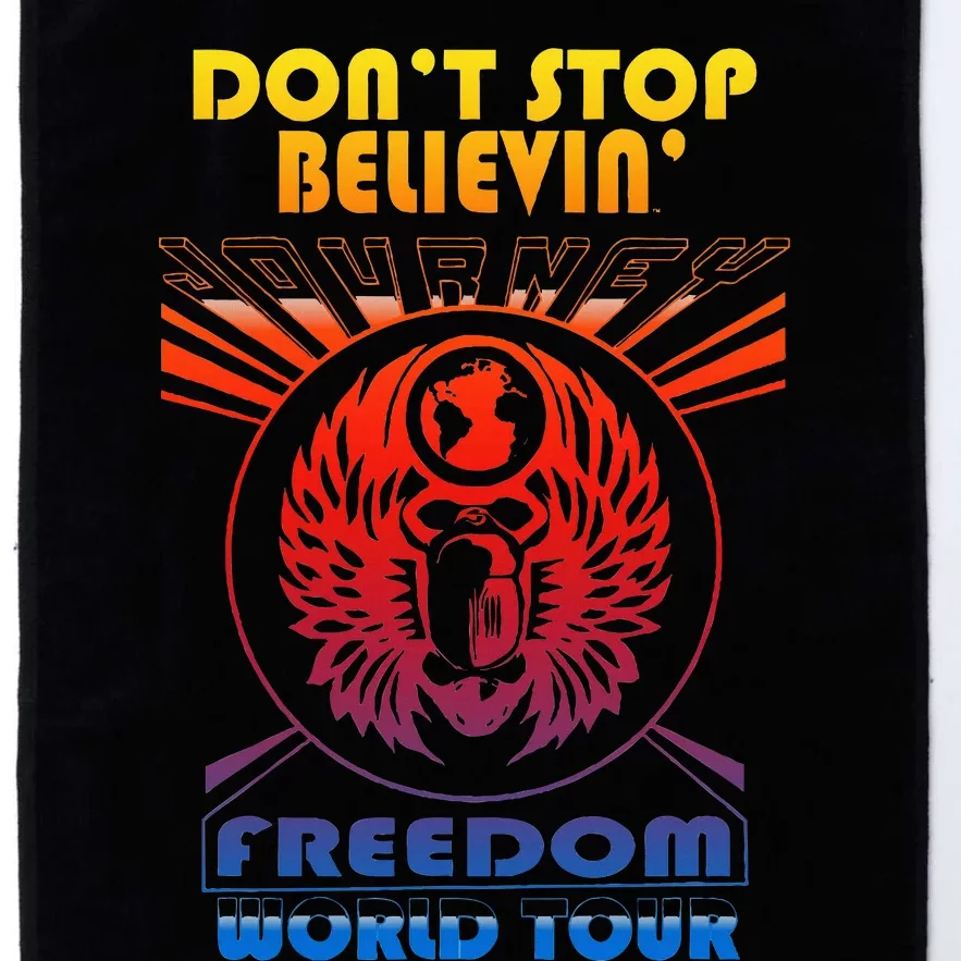 DonT Stop Believin Freedom Platinum Collection Golf Towel