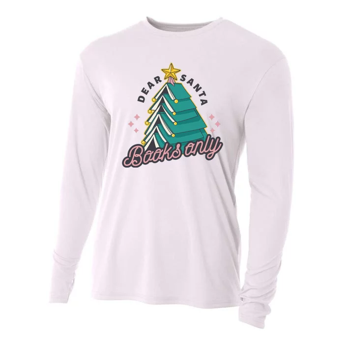 Dear Santa Books Only Cooling Performance Long Sleeve Crew