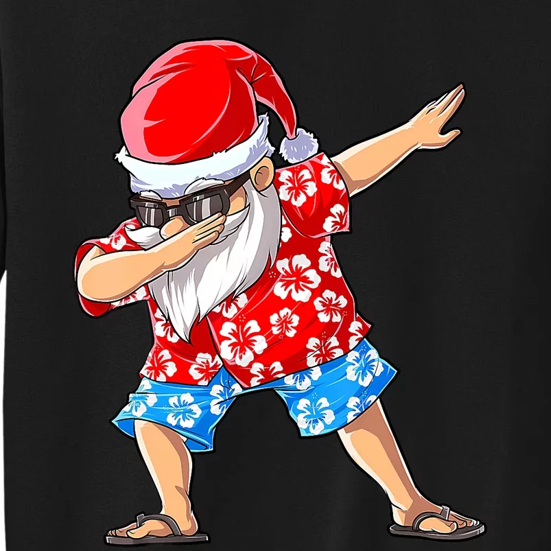 Dabbing Santa Christmas In July Hawaiian Xmas Dab Sweatshirt