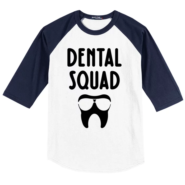 Dental Squad Costume Dental Assistant Gift Baseball Sleeve Shirt