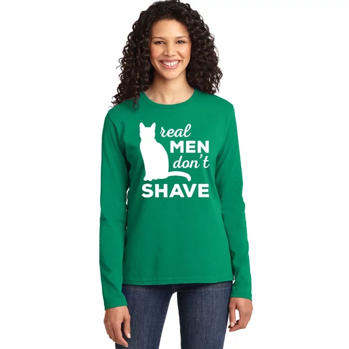 DonT Shave Cat Ladies Long Sleeve Shirt