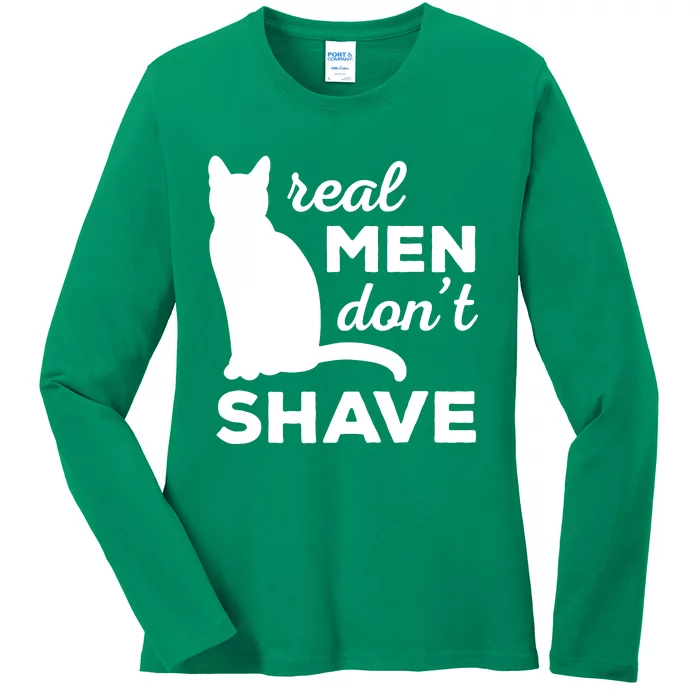 DonT Shave Cat Ladies Long Sleeve Shirt