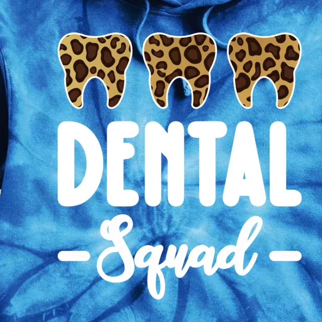 Dental Squad Costume Dental Assistant Funny Gift Tie Dye Hoodie