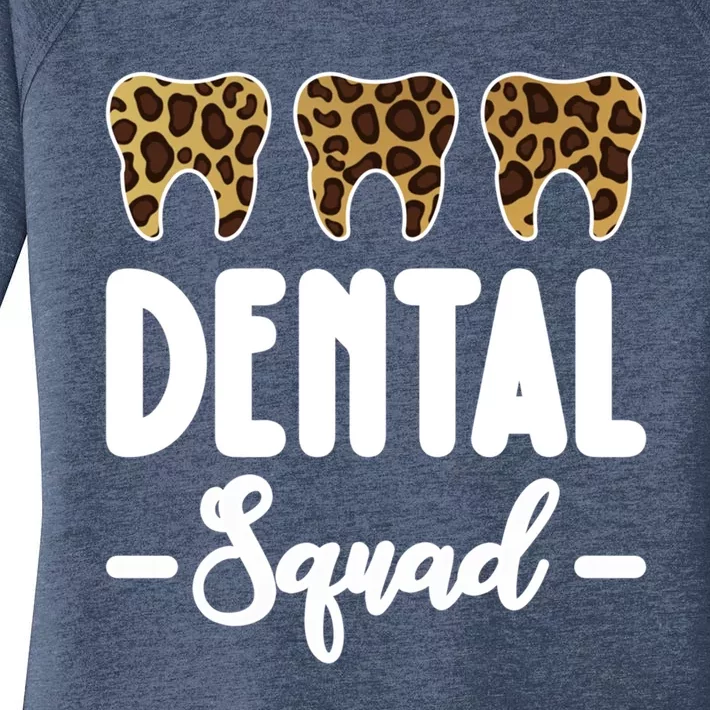 Dental Squad Costume Dental Assistant Funny Gift Women's Perfect Tri Tunic Long Sleeve Shirt