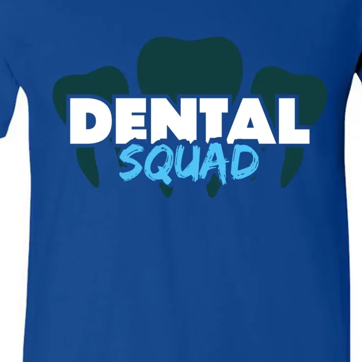 Dental Squad Costume For Dental Assistant Gift V-Neck T-Shirt