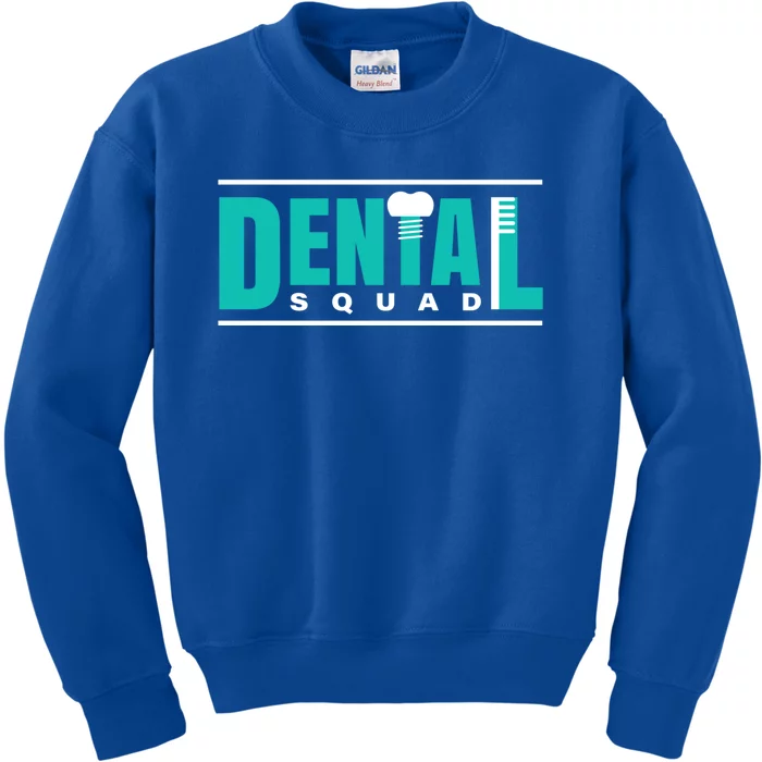 Dental Squad Costume For Dental Assistant Funny Gift Kids Sweatshirt