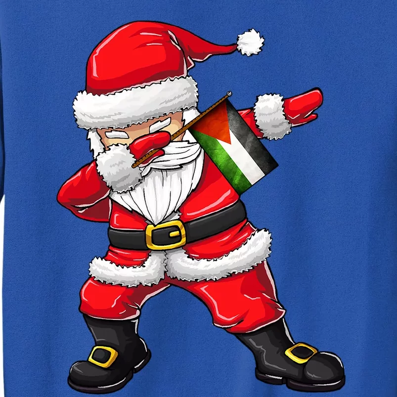 Dabbing Santa Claus From Palestine Xmas Gift Tall Sweatshirt