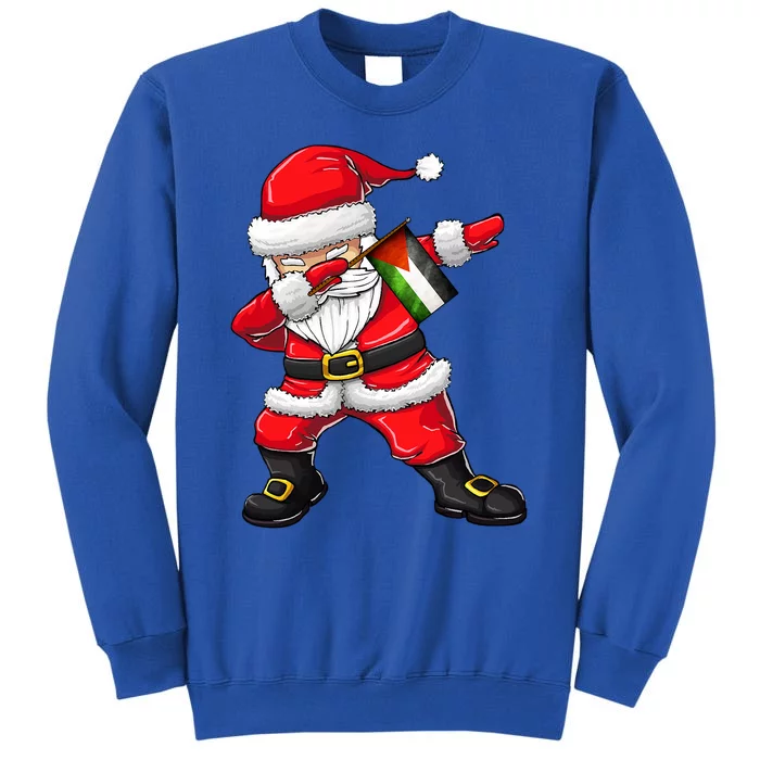 Dabbing Santa Claus From Palestine Xmas Gift Tall Sweatshirt