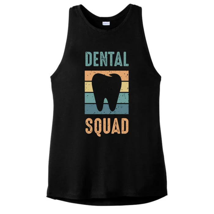 Dental Squad Costume For Dental Assistant Gift Ladies Tri-Blend Wicking Tank