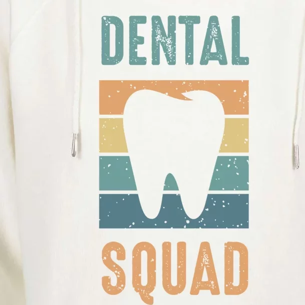 Dental Squad Costume For Dental Assistant Gift Womens Funnel Neck Pullover Hood