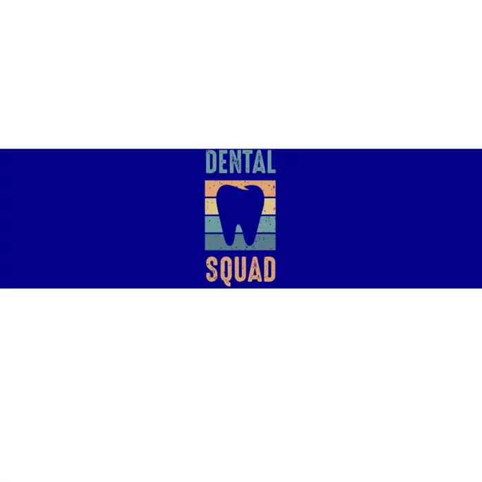 Dental Squad Costume For Dental Assistant Gift Bumper Sticker