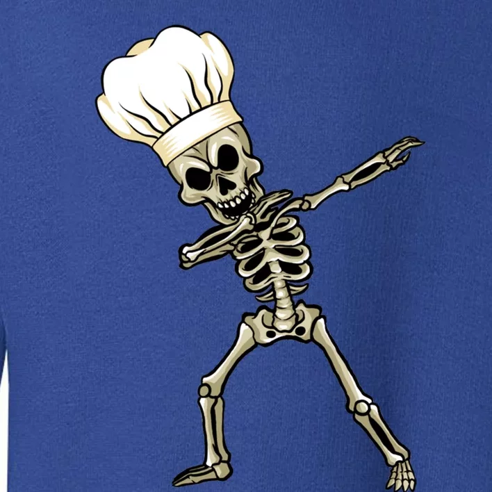 Dabbing Skeleton Chef Halloween Dabbing Scary Chef Great Gift Toddler Sweatshirt